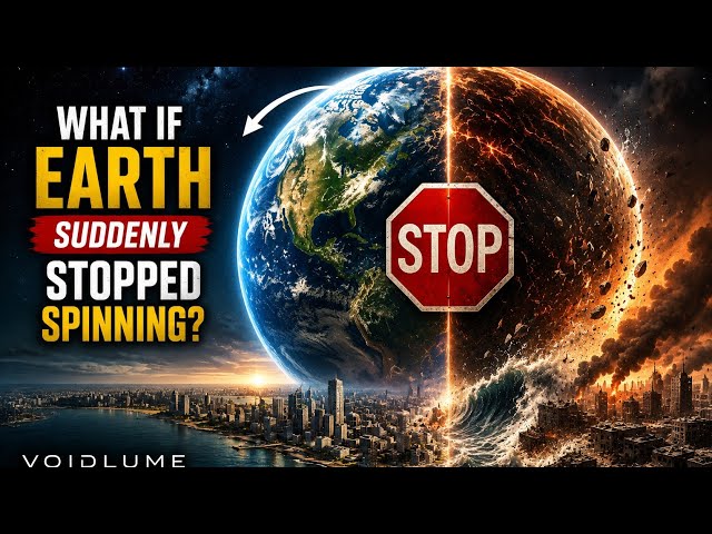 What If Earth Suddenly Stopped Spinning ? 🌍 । The Terrifying Science Explained । Voidlume 