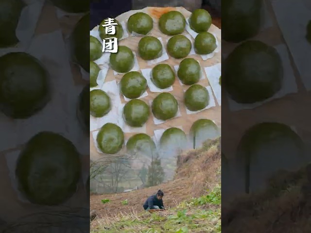 Traditional Chinese Leaf Snacks Made from Fresh Leaves | Rural Cooking & Traditional Food
