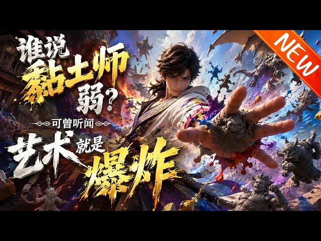 💥【新番上线】《谁说黏土师弱？可曾听闻艺术就是爆炸》第1~83集丨双魂天才觉醒生活职业，惨遭全场嘲笑！李逍用黏土炸弹横扫副本、炸翻强敌，一路逆袭，狠狠打脸所有质疑者！#斗破动漫 #逆袭 #动漫