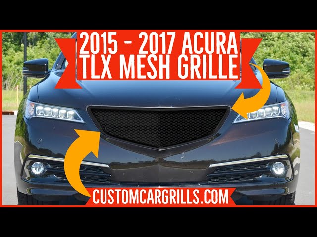 Acura TLX 2015 - 2017 Beakless Mesh Grill Modification How-To by customcargrills.com