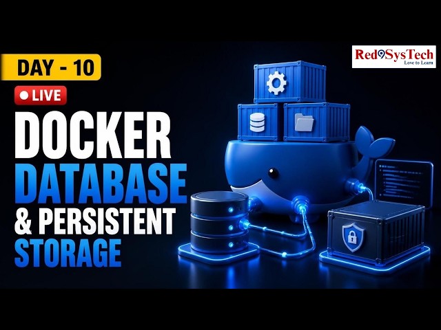 Docker Volumes & Database Persistence: What Happens When You Delete a Container? | Live| Red9SysTech