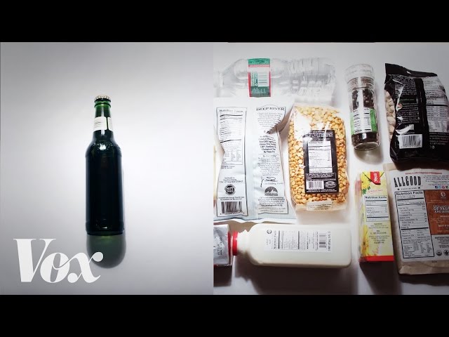 Why alcohol doesn't come with nutrition facts