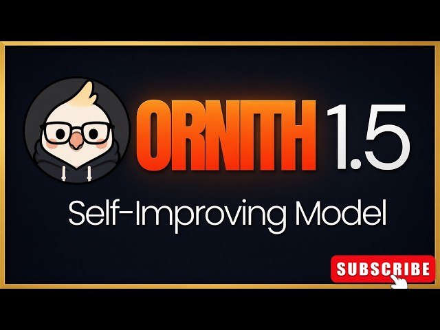 Ornith 1.5 35B-A3B: Self-Improving Model Goes General-Purpose: Run Locally