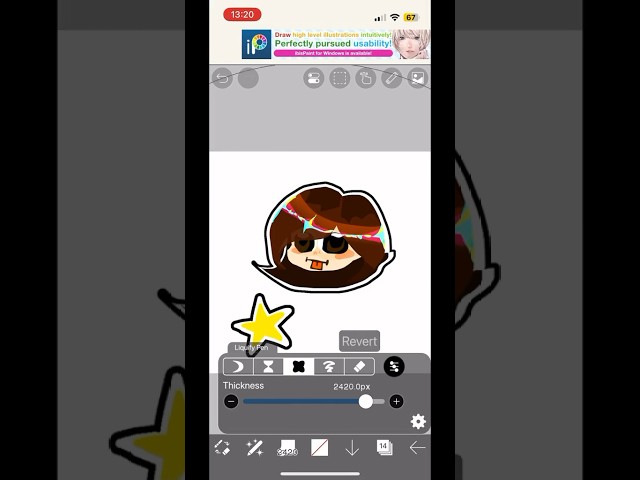 Art tutorial on Ibis paint! A new art Gacha hack! Cute :3