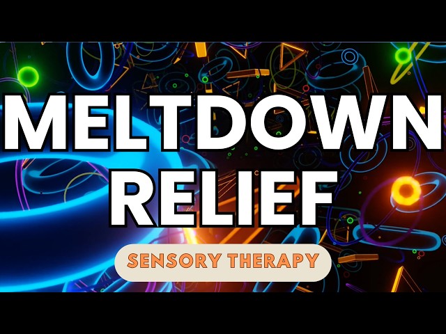 Shape Glow Calming Video - Autism Meltdown Regulation Tool 💜