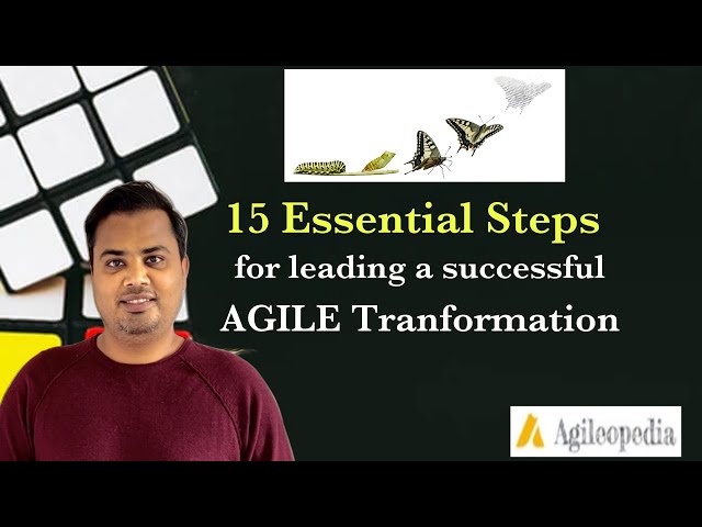 15 essential steps for leading an Agile Transformation successfully.#agiletransformation #agilecoach