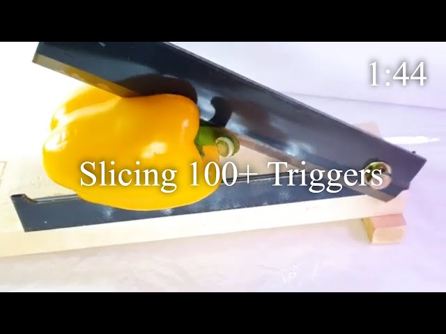 Fast 100+ triggers of slicing sound in just 1:44 | oddly satisfying video