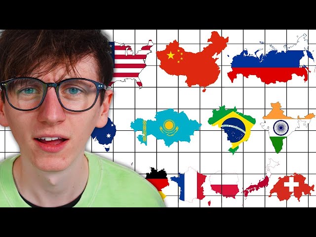 EVERY Country Size Compared