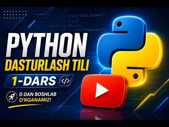 1-dars | Python dasturlash tili