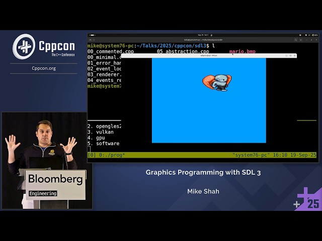 Why Every C++ Game Developer Should Learn SDL 3 Now - Mike Shah - CppCon 2025