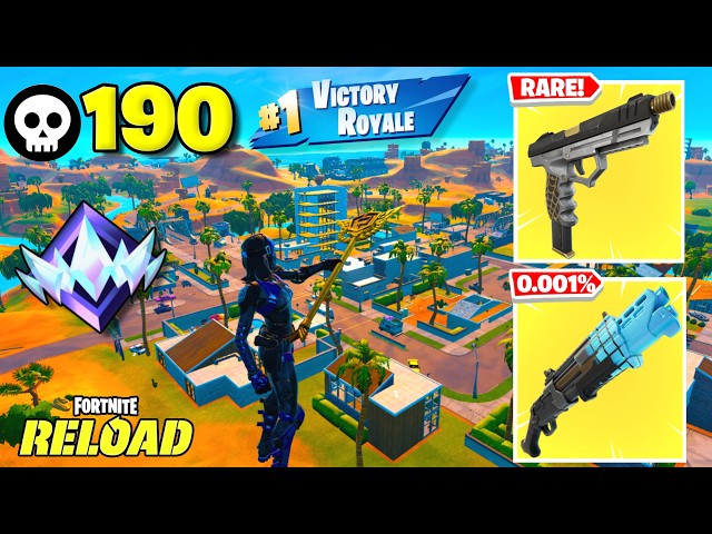 190 Elimination "RANKED RELOAD” Gameplay Wins (Fortnite Chapter 7 PS5 Controller)