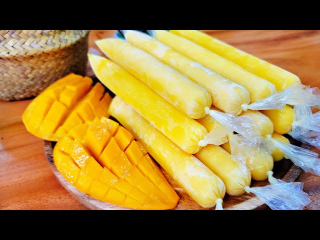 Mango Ice Candy Recipe | Creamy Filipino Frozen Treat