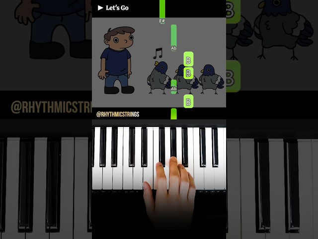 Let’s Go Meme | Easy Piano Tutorial 🎹 #shorts