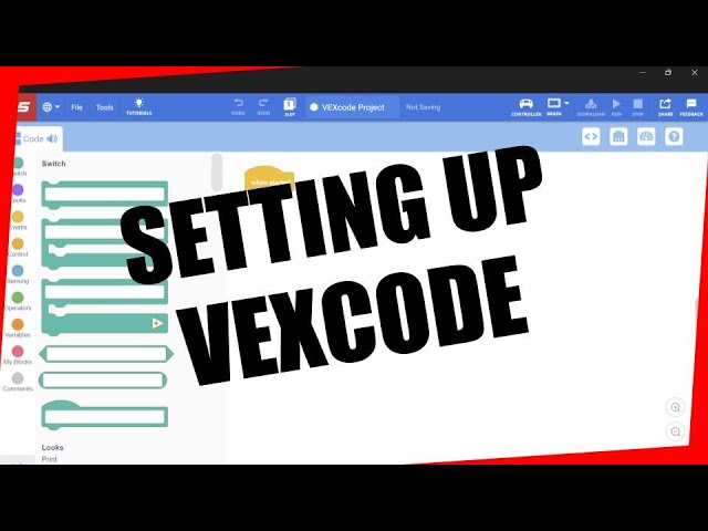 Setting up vexcode v5