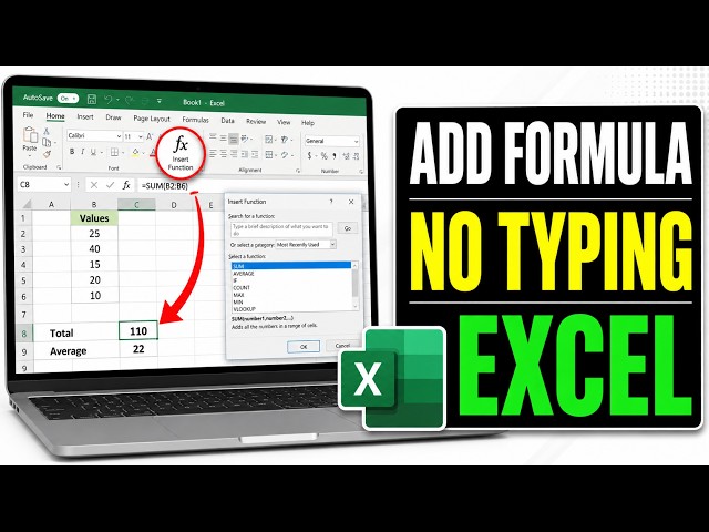 How to Create EXCEL FORMULA Without Memorizing Syntax