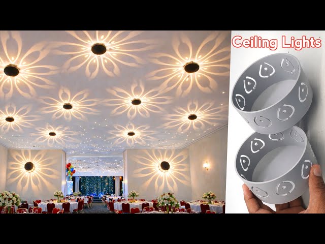 How to Make Modern LED Ceiling Lights Home Decor LED Ceiling Light Bedroom Ceiling Design Light Diy