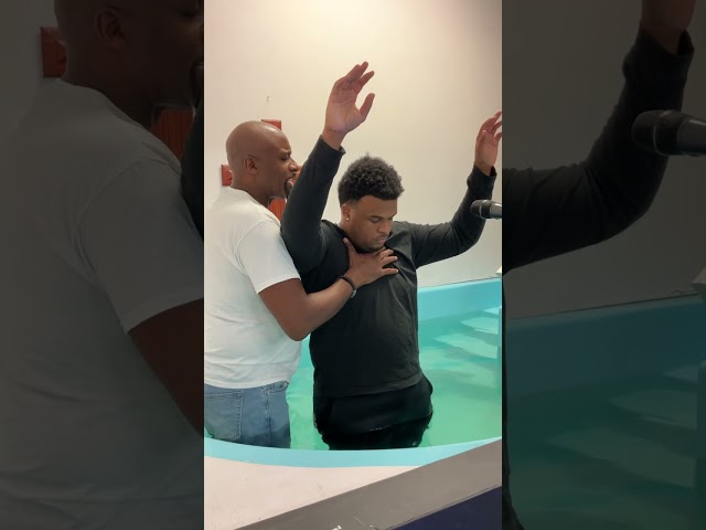Baptism full water immersion