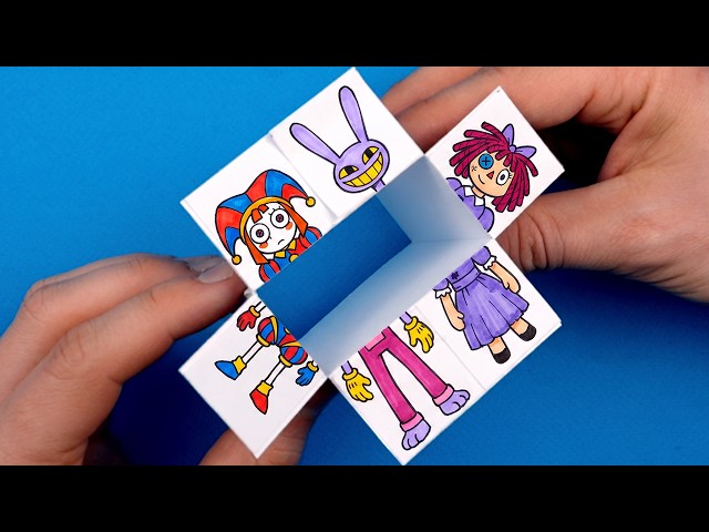 10 Digital Circus Paper Crafts That Are TOO GOOD! Easy Tutorials 🎪