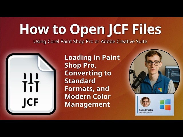 How to Open JCF Files (Jasc Color Palette)