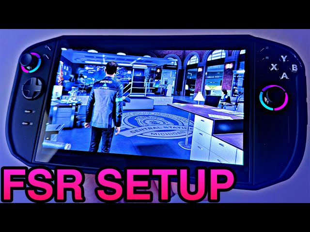 How to set up frame generation FSR 3.1 on Legion go 2