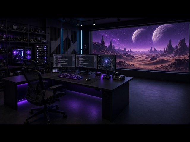 Programming Music for Developers & Gamers — Deep Organic Sci-Fi Focus Music (3 Hours)