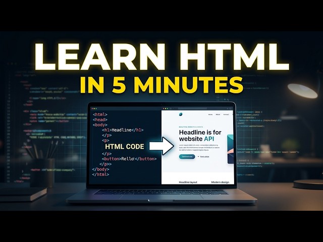 HTML for Beginners: Learn HTML in 5 Minutes
