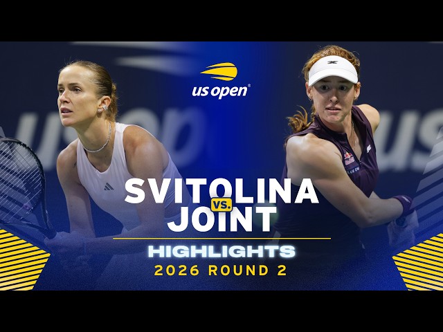Resumen del partido Elina Svitolina vs. Maya Joint | US Open 2026, segunda ronda