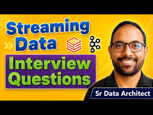 Streaming Data Interview Questions by Sr Data Architect | Kafka + Spark Streaming + Project Scenerio