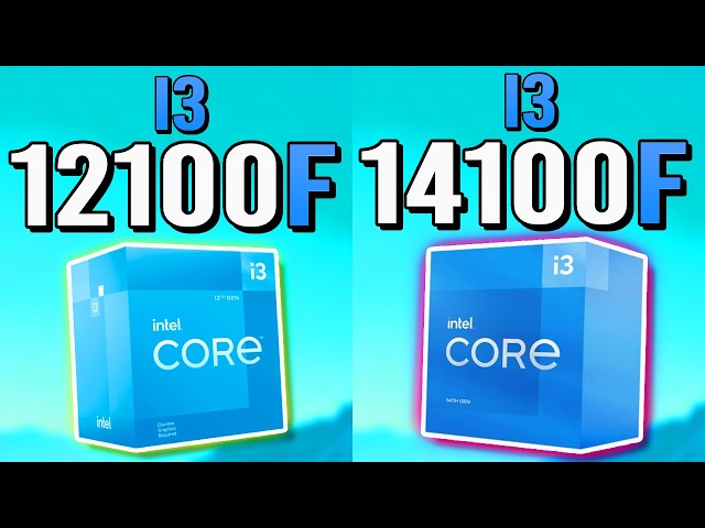 i3 12100F vs i3 14100F  -  Worth The Upgrade?!