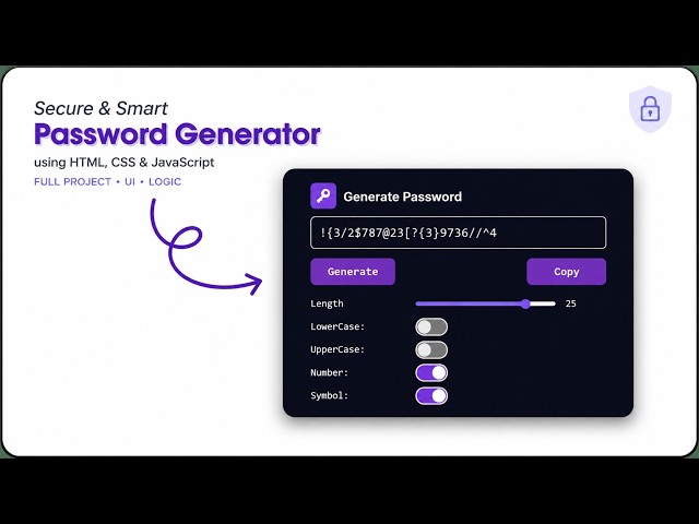 Build a Password Generator in JavaScript