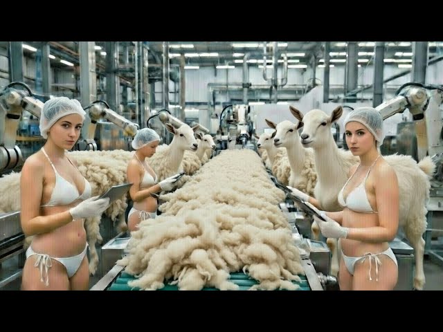 Inside the Modern Wool Factory — How Sheep Wool Becomes Luxury Blankets