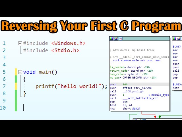 Beginner Reverse Engineering  | Part 1: How To Find The Application Entrypoint (Main)