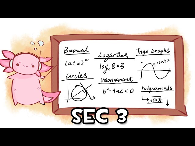 COMPLETE GUIDE to O Level A Math - ALL SEC 3 TOPICS