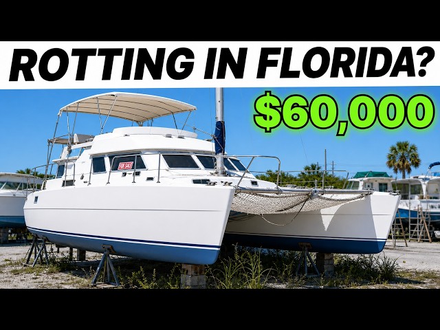 6 Catamarans Currently Rotting in Florida Boatyards (Worth Every Penny of $60,000)