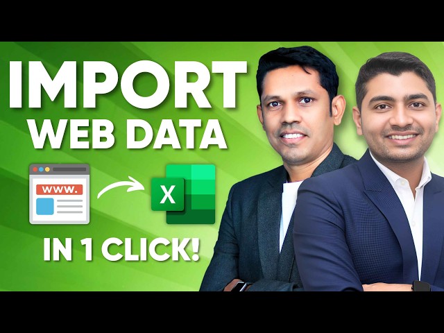Import Data from Website to Excel Automatically | Power Query Tutorial in Hindi
