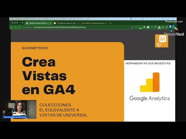 Cómo crear Vistas en Google Analytics 4