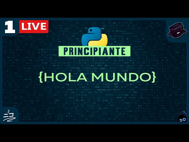 CURSO de Python + IA (desde cero) Visual Studio Code - Hola mundo #1 [Live]