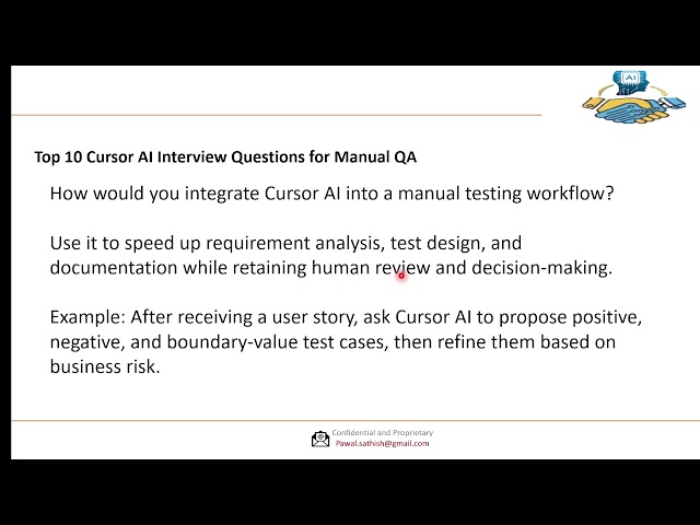 Top 10 Cursor AI Interview Questions for Manual QA