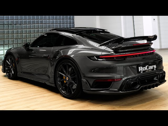 Akrapovic Porsche 911 (992) Turbo S by TECHART - Sound, Interior and Exterior in details