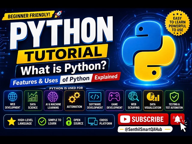 Python #2: What Is Python? | Features & Uses of Python Explained (2026)