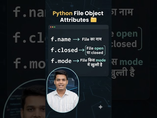 🐍 PYTHON FILE HANDLING | FILE OPERATIONS | PRACTICAL PYTHON TUTORIAL