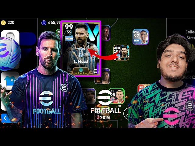 eFootball24 update|New Ambassador Leonel Messi Pack opening|Everything about New ambassador L.Messi🐐