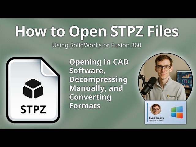 How to Open STPZ Files (Compressed STEP CAD)