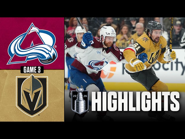 Golden Knights vs. Avalanche | NHL Playoff Highlights | Game 3 | May 24, 2026