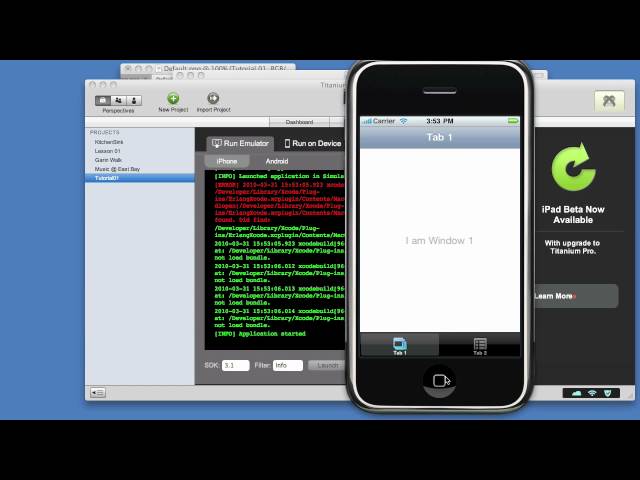 iPhone App Dev with Titanium: 01 Getting Started