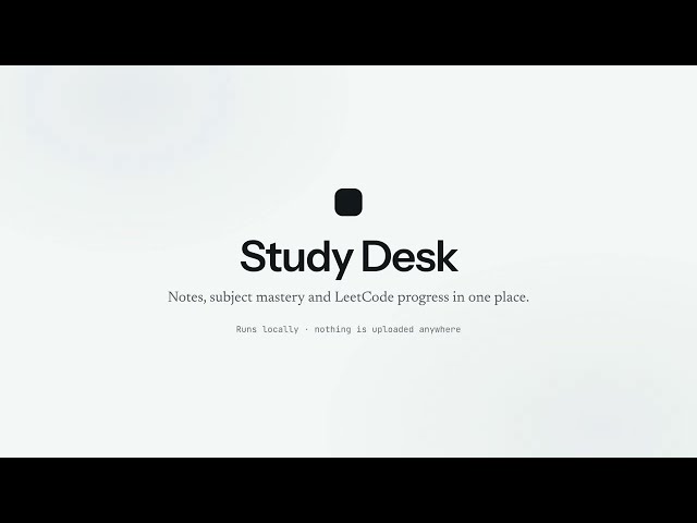 A Java Debugger Inside a Study App? Meet Study Desk.