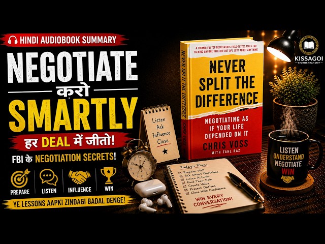 Never Split the Difference: The Psychology of Persuasion | Chris Voss Summary in Hindi