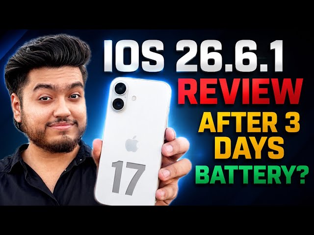 iOS 26.6.1 Review after 3 days on iPhone 17 & iPhone 16🔥Battery? Should you update?
