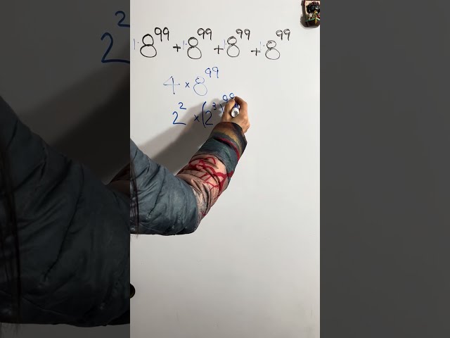 China MS Math - adding exponentials