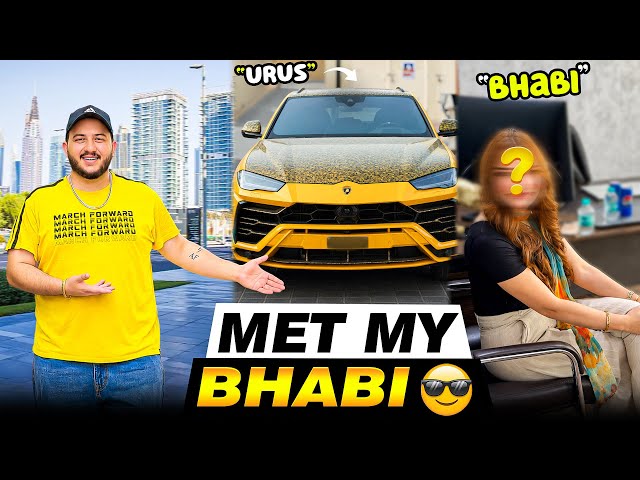 We Took A Lamborghini For Podcast😱 Met my Bhabhi In Dubai😅
